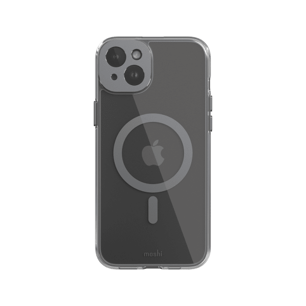 Moshi iPhone 15 Plus Skal iGlaze MagSafe Meteorite Gray