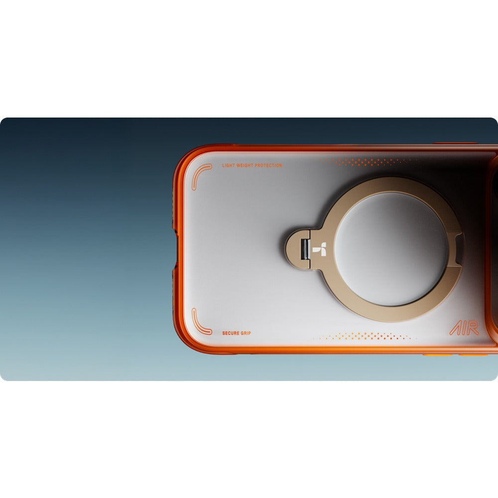 Torras iPhone 17 Pro Skal Ostand Q3 Air Energy Orange