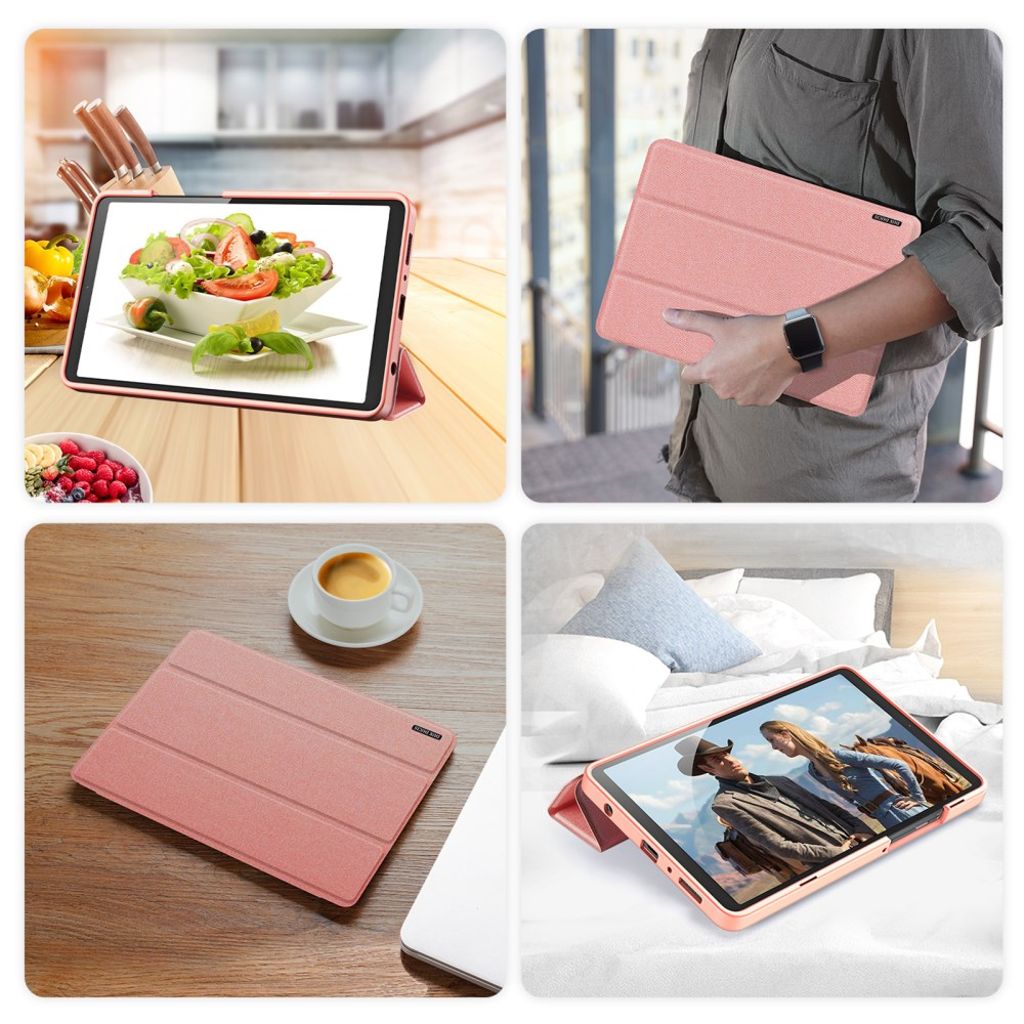 Dux Ducis Samsung Galaxy Tab A9/Galaxy Tab A11 Fodral DOMO Series Rosa