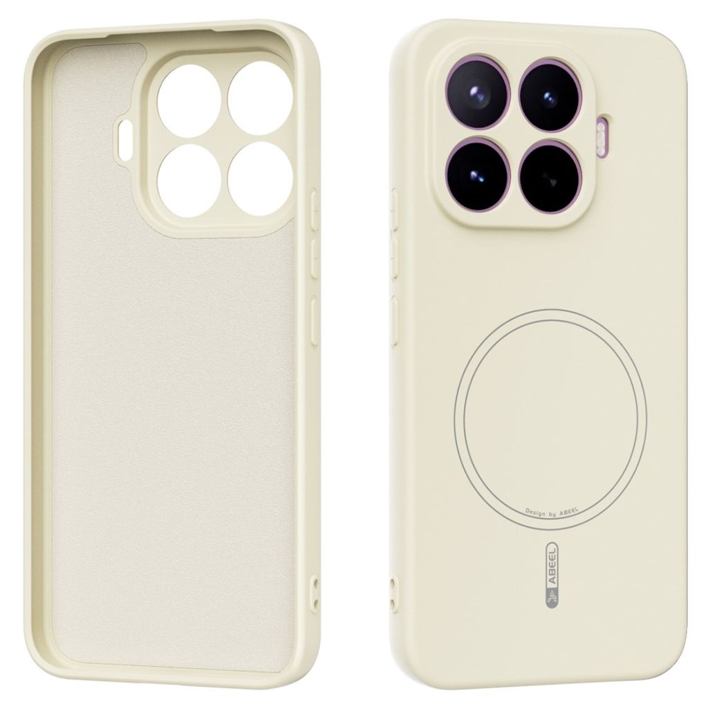 ABEEL Xiaomi 17T Pro Skal Silikon MagSafe Beige
