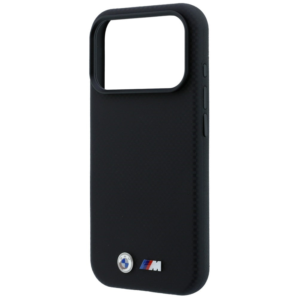 BMW iPhone 17 Pro Max/iPhone 18 Pro Max Skal M Quadrille Kevlar Metal Logo Svart