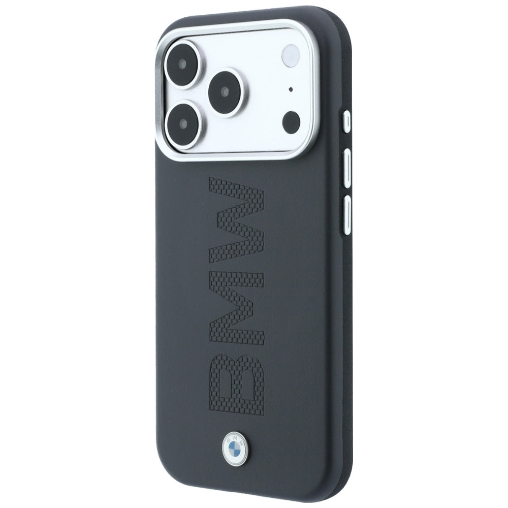 BMW iPhone 17 Pro/iPhone 18 Pro Skal Centered Deboss Grå