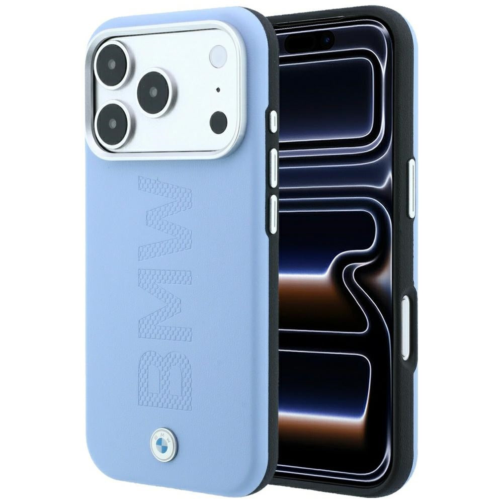 BMW iPhone 17 Pro/iPhone 18 Pro Skal Centered Deboss Blå