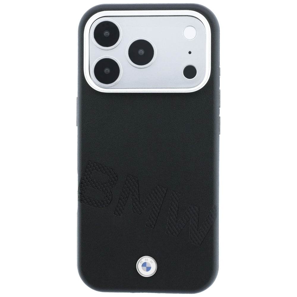 BMW iPhone 17 Pro/iPhone 18 Pro Skal Inclined Deboss Svart