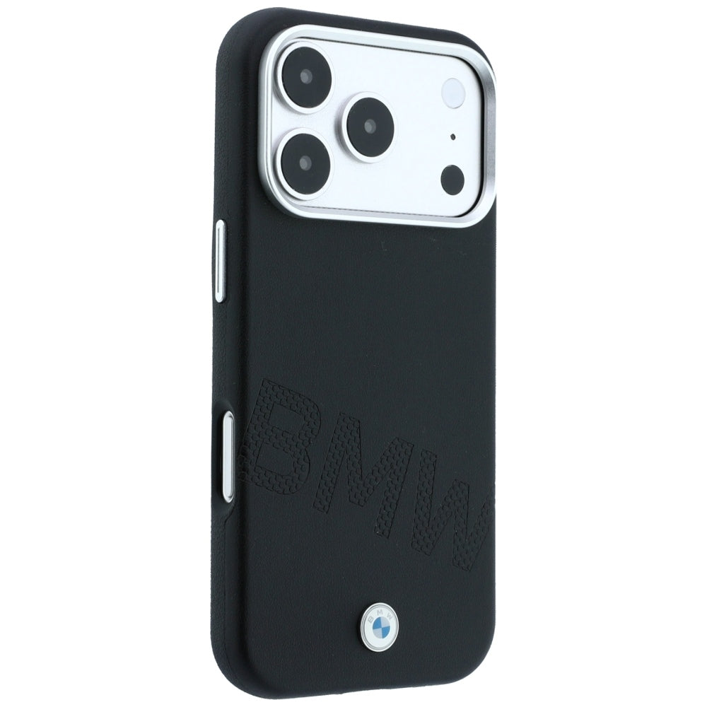 BMW iPhone 17 Pro/iPhone 18 Pro Skal Inclined Deboss Svart