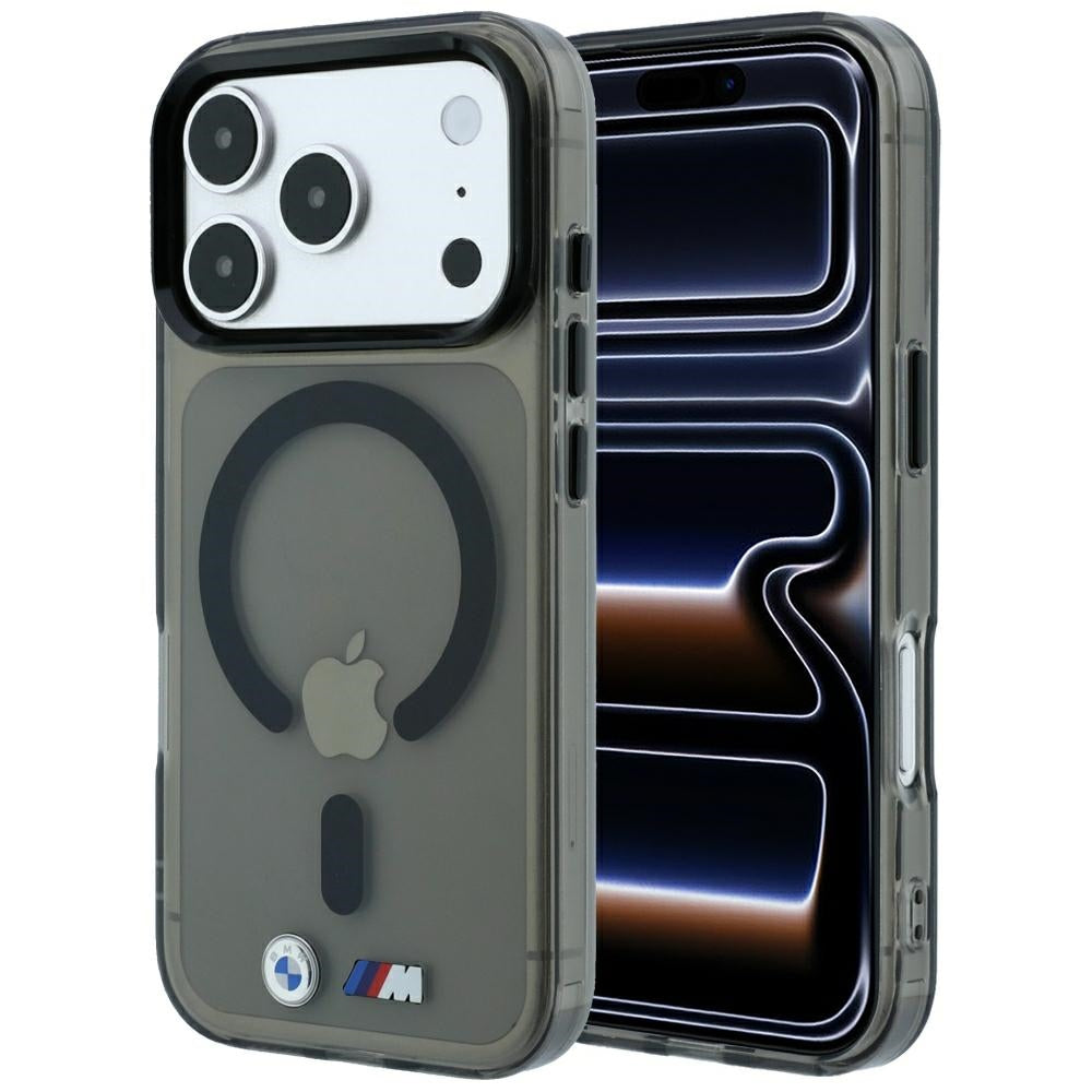 BMW iPhone 17 Pro/iPhone 18 Pro Skal M Glossy Metal Logo Svart