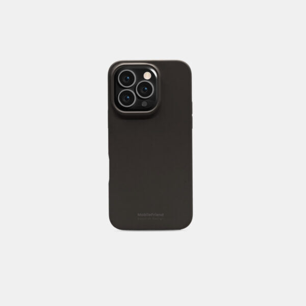 MobileFriend iPhone 15 Pro Max Skal Silikon Svart