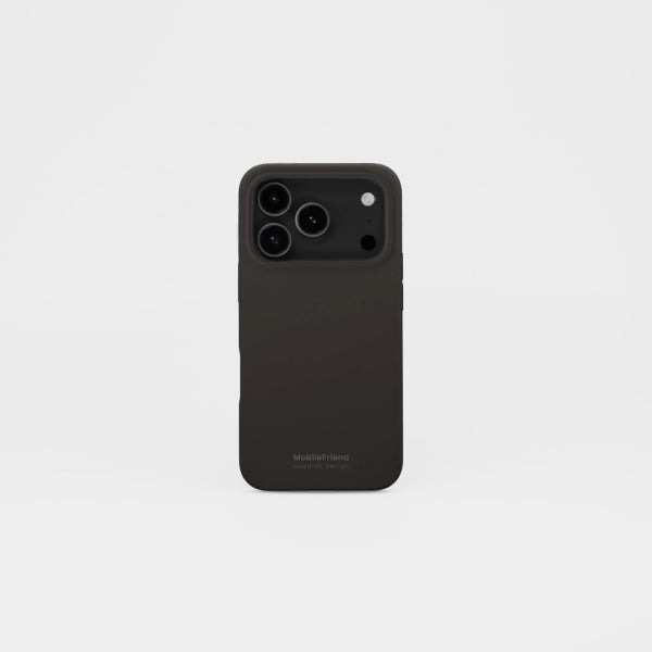MobileFriend iPhone 17 Pro Max/iPhone 18 Pro Max Skal Silikon Svart
