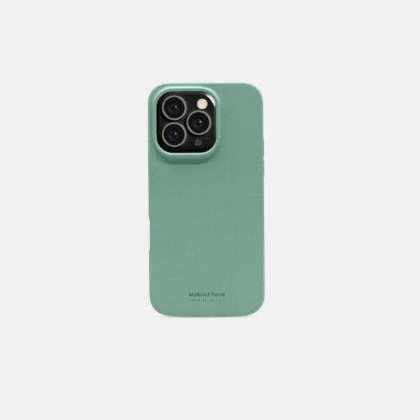 MobileFriend iPhone 16 Pro Skal Silikon Cozy Green