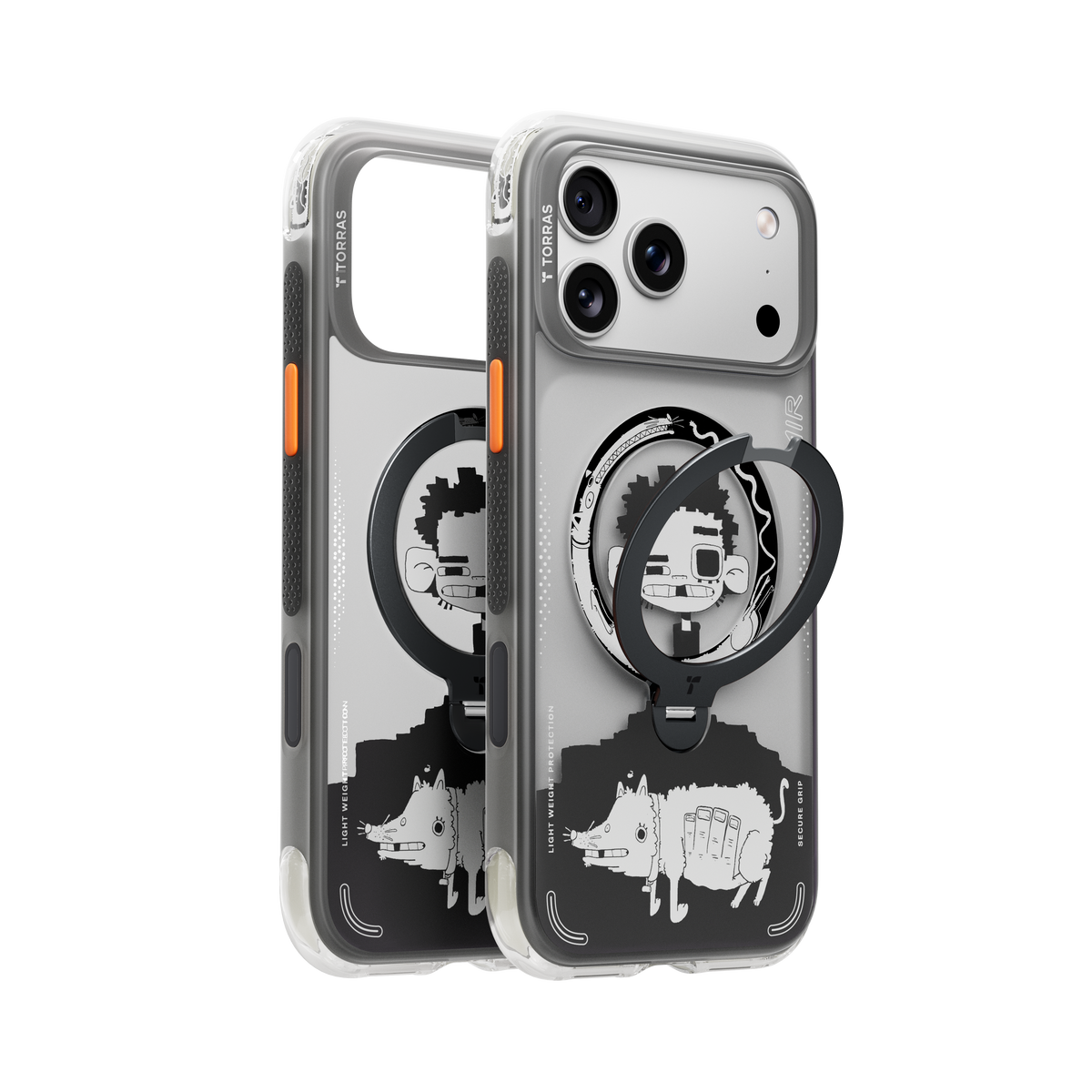 Torras iPhone 17 Pro Skal Ostand Q3 Air Gawx Dawnbreak Guard