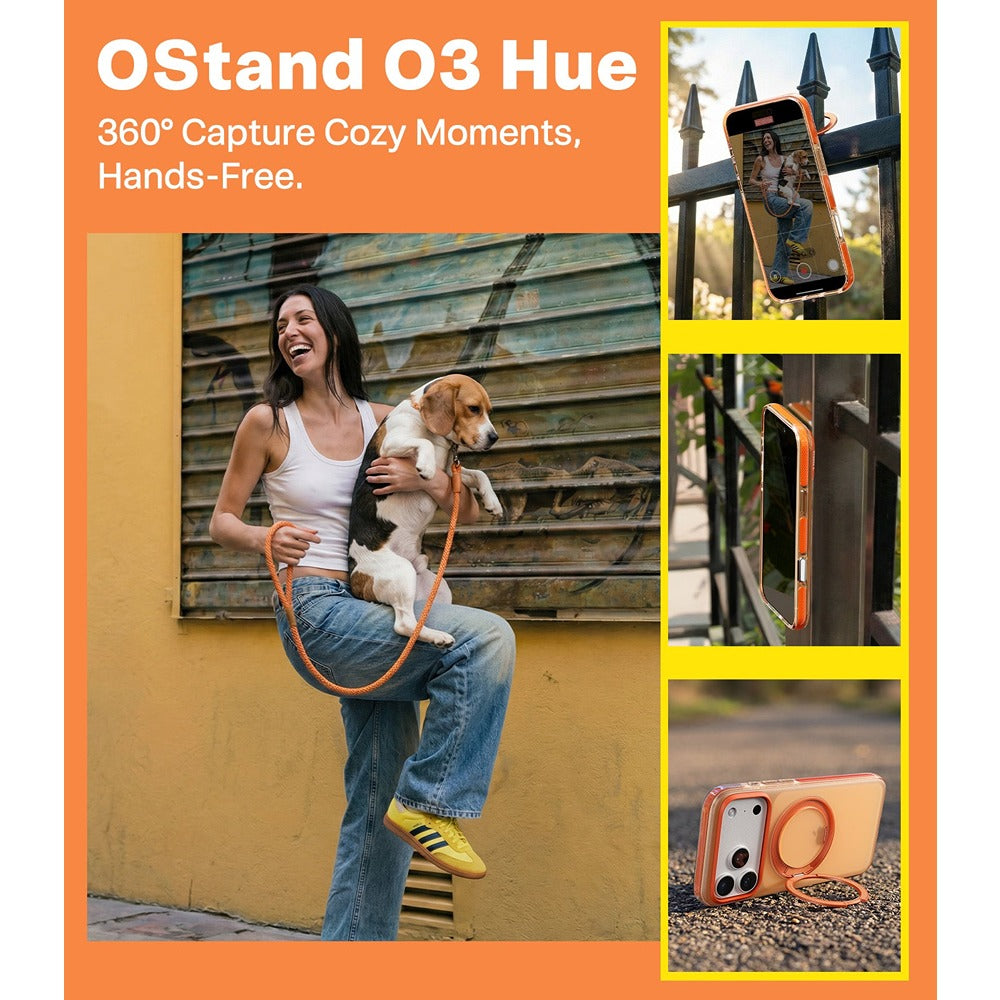 Torras iPhone 17 Pro Max Skal Ostand O3 Hue Golden Citrus