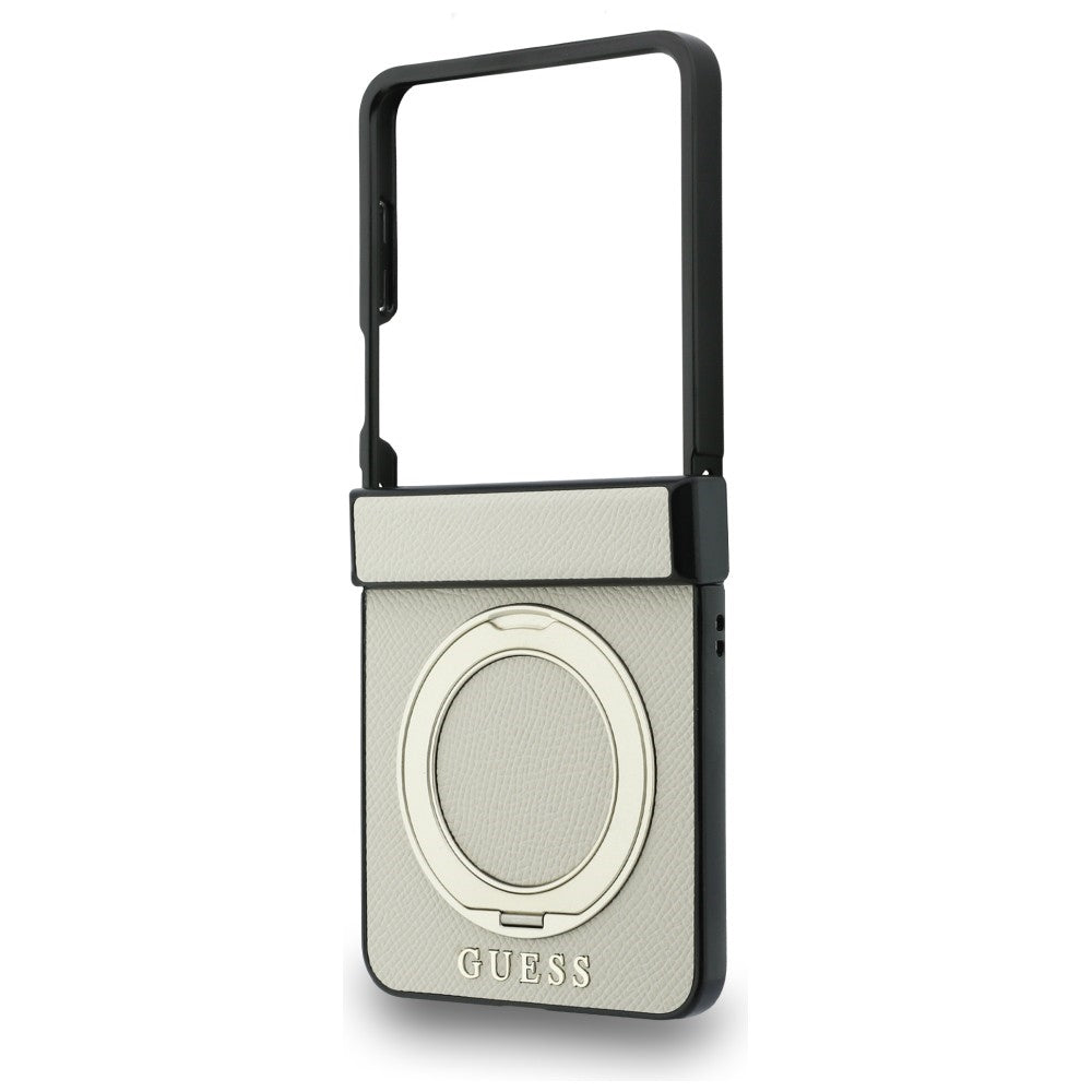 Guess Samsung Galaxy Z Flip 8 Skal Ring Stand MagSafe Guld