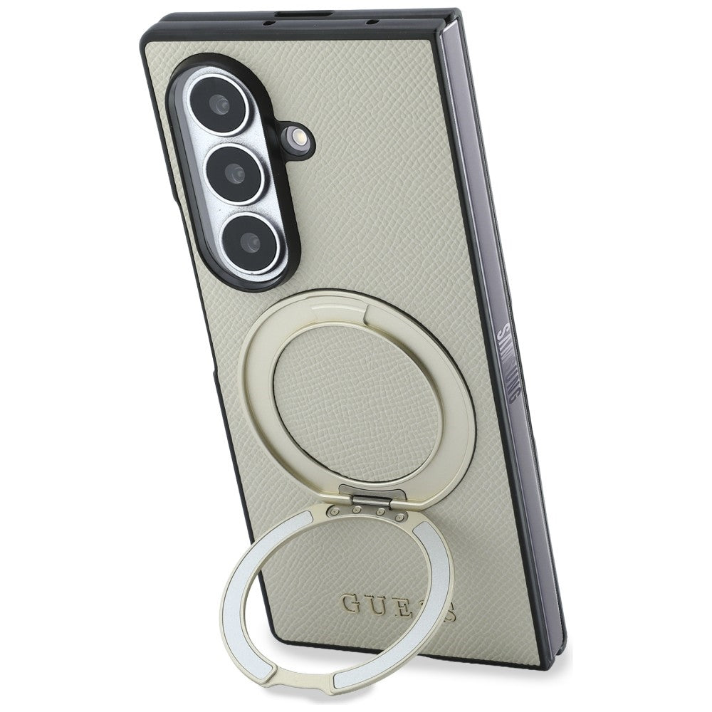 Guess Samsung Galaxy Z Fold 8 Ultra Skal Ring Stand MagSafe Guld