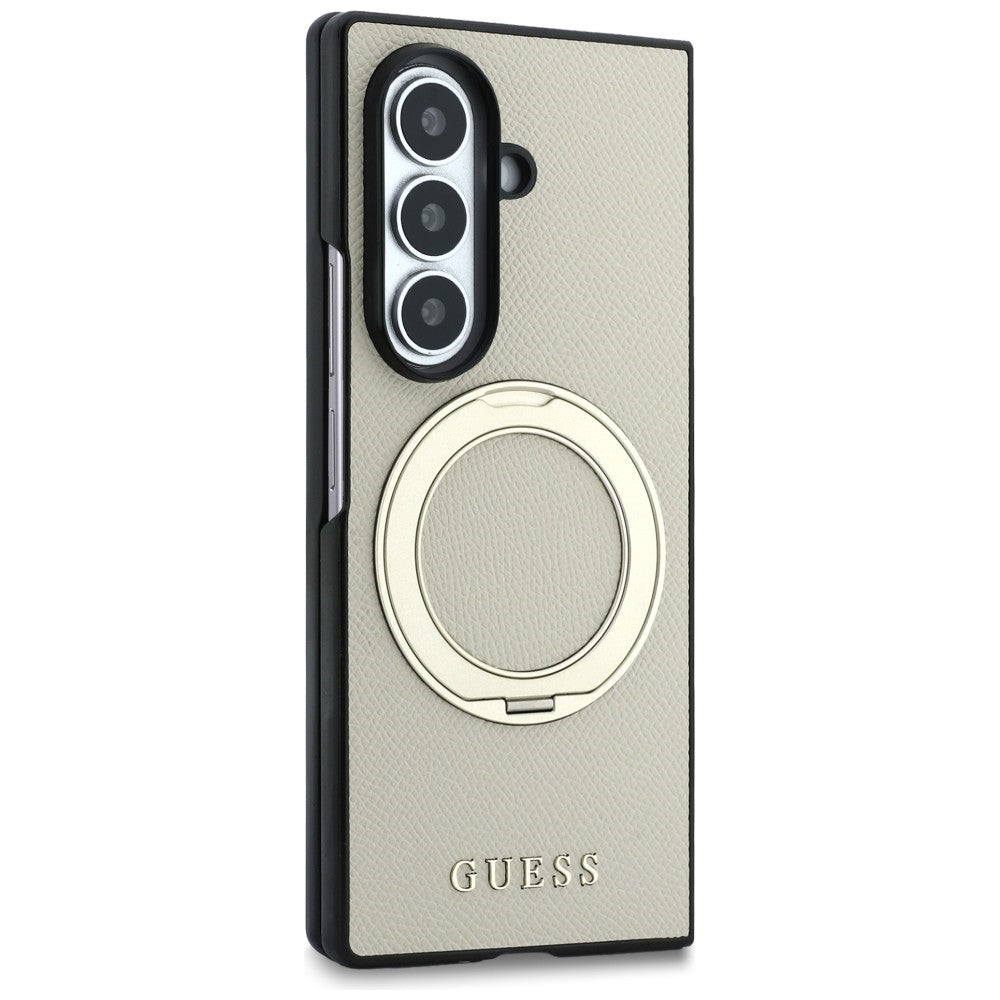 Guess Samsung Galaxy Z Fold 8 Ultra Skal Ring Stand MagSafe Guld