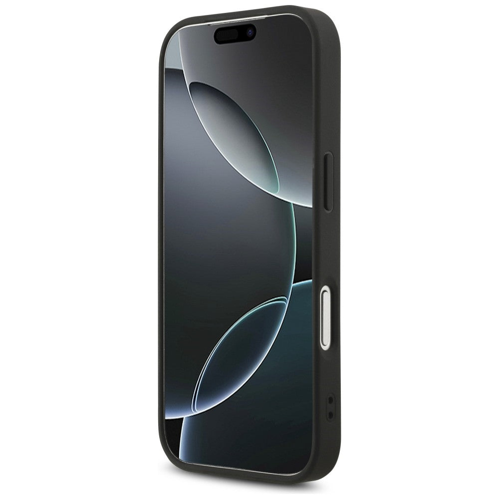 Guess iPhone 17 Pro/iPhone 18 Pro Skal Fixed Glitter Svart