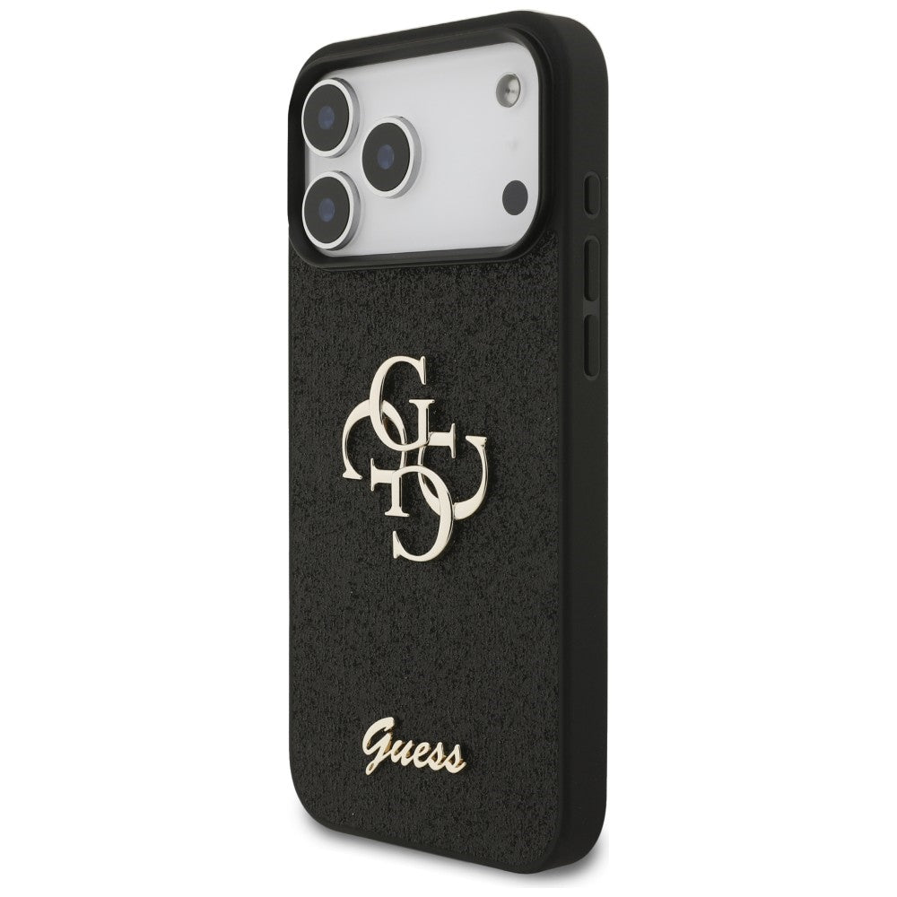Guess iPhone 17 Pro Max/iPhone 18 Pro Max Skal Fixed Glitter Svart