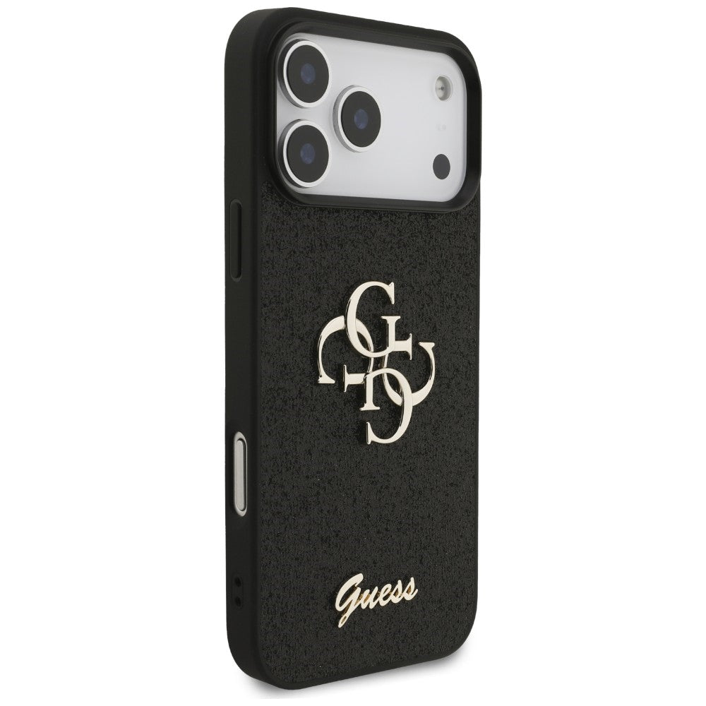 Guess iPhone 17 Pro Max/iPhone 18 Pro Max Skal Fixed Glitter Svart