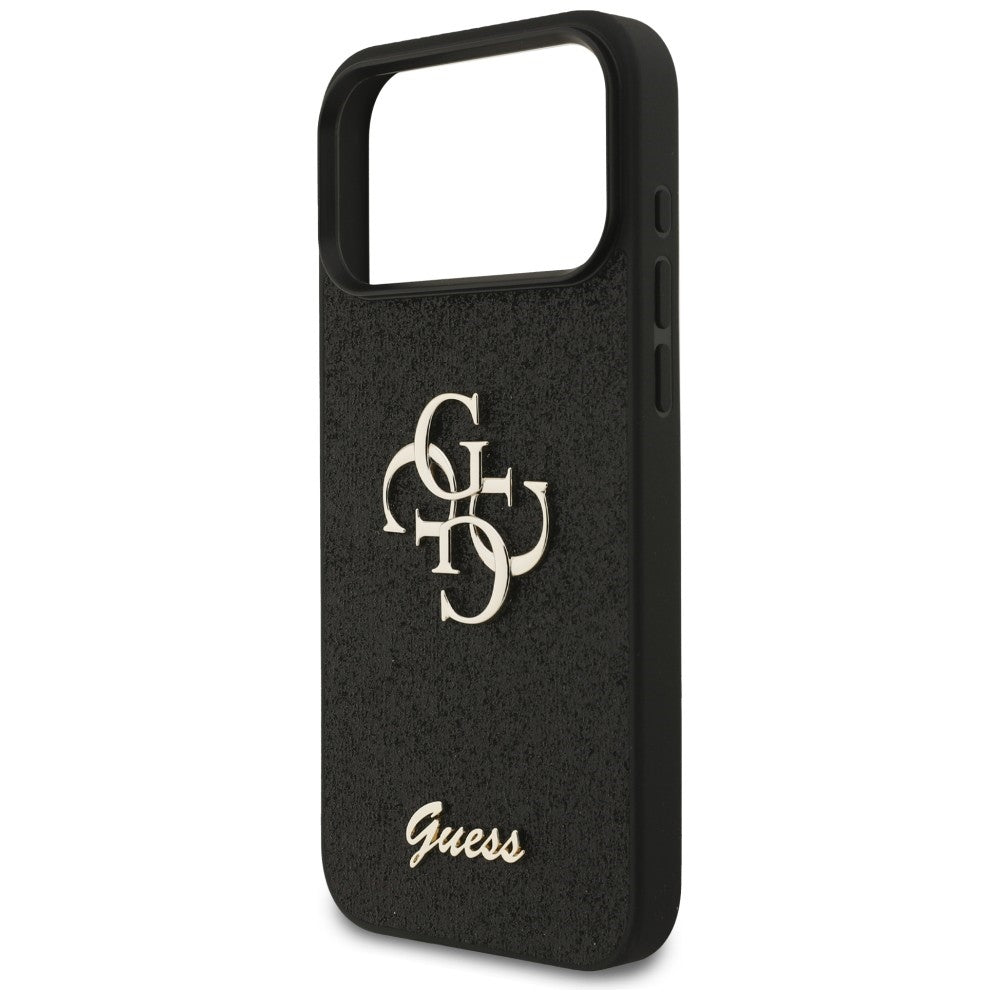 Guess iPhone 17 Pro Max/iPhone 18 Pro Max Skal Fixed Glitter Svart