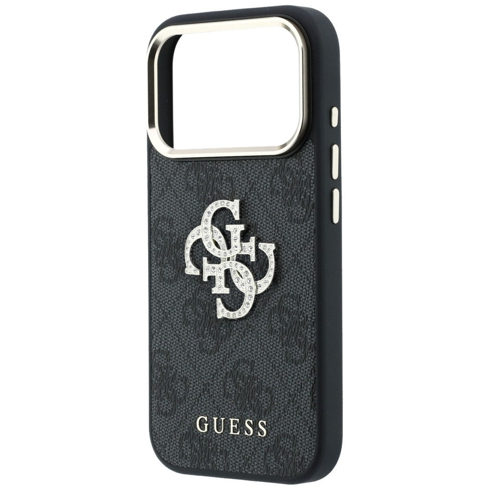 Guess iPhone 17 Pro Max/iPhone 18 Pro Max Skal 4G Strass Logo Svart