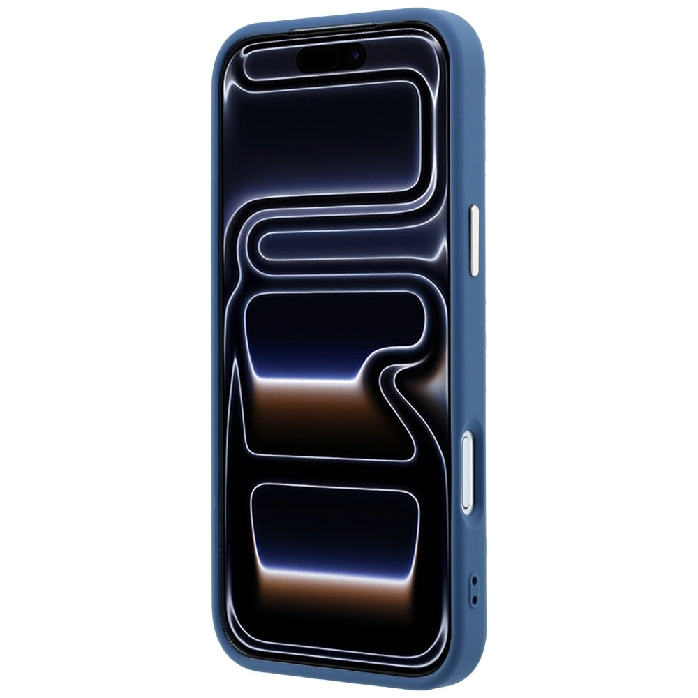 Guess iPhone 17 Pro Max/iPhone 18 Pro Max Skal 4G Strass Logo Blå