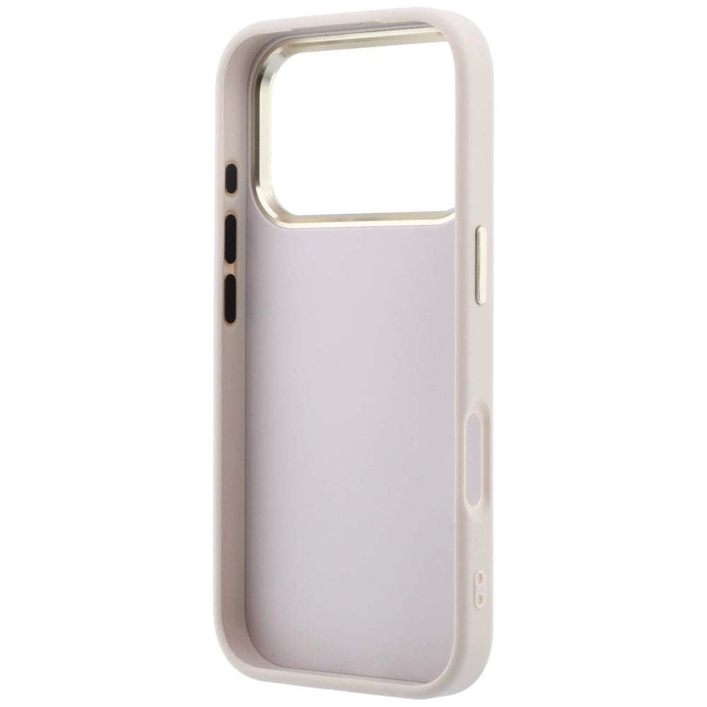 Guess iPhone 17 Pro/iPhone 18 Pro Skal 4G Strass Logo Rosa