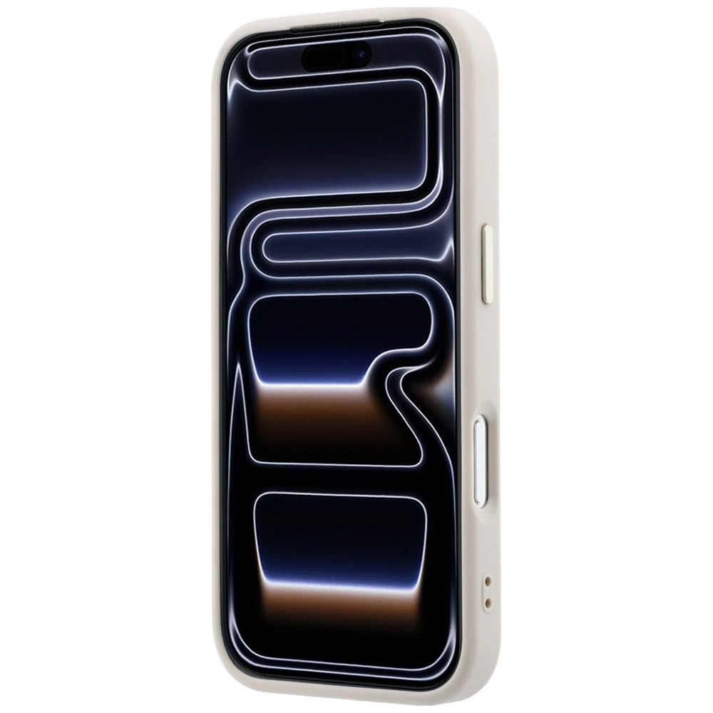 Guess iPhone 17 Pro/iPhone 18 Pro Skal 4G Resin Logo Rosa