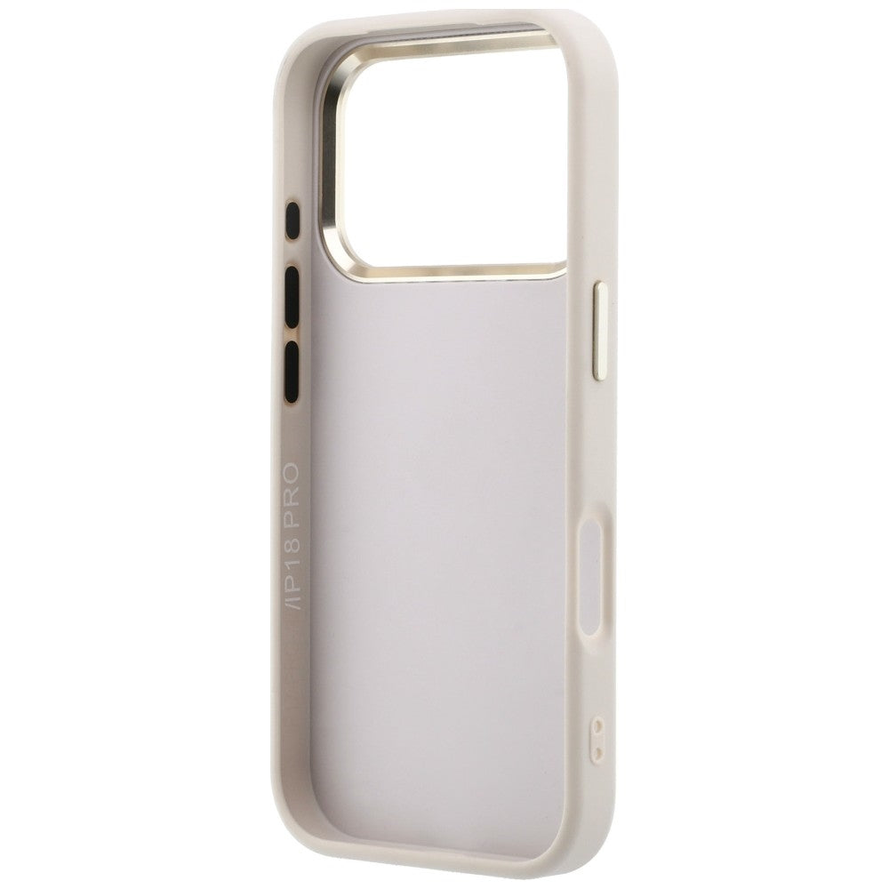 Guess iPhone 17 Pro/iPhone 18 Pro Skal 4G Resin Logo Rosa