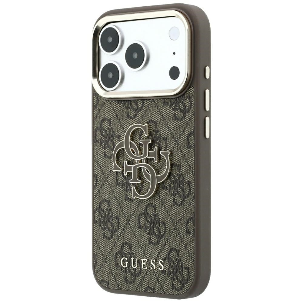 Guess iPhone 17 Pro Max/iPhone 18 Pro Max Skal 4G Resin Logo Brun