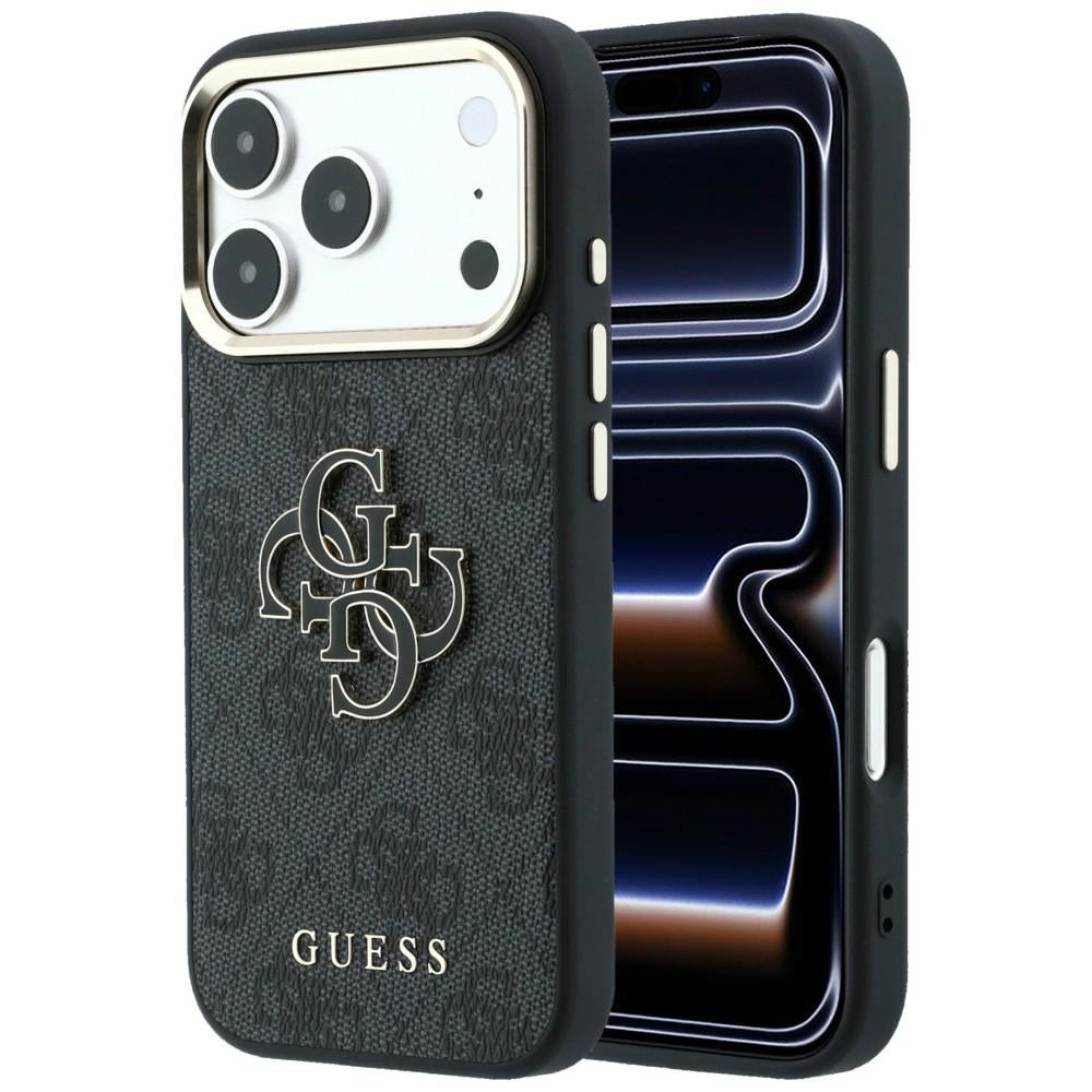 Guess iPhone 17 Pro Max/iPhone 18 Pro Max Skal 4G Resin Logo Svart