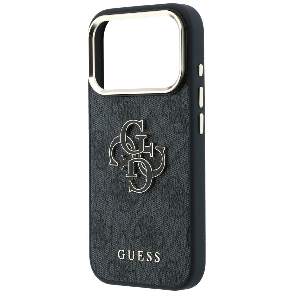 Guess iPhone 17 Pro/iPhone 18 Pro Skal 4G Resin Logo Svart