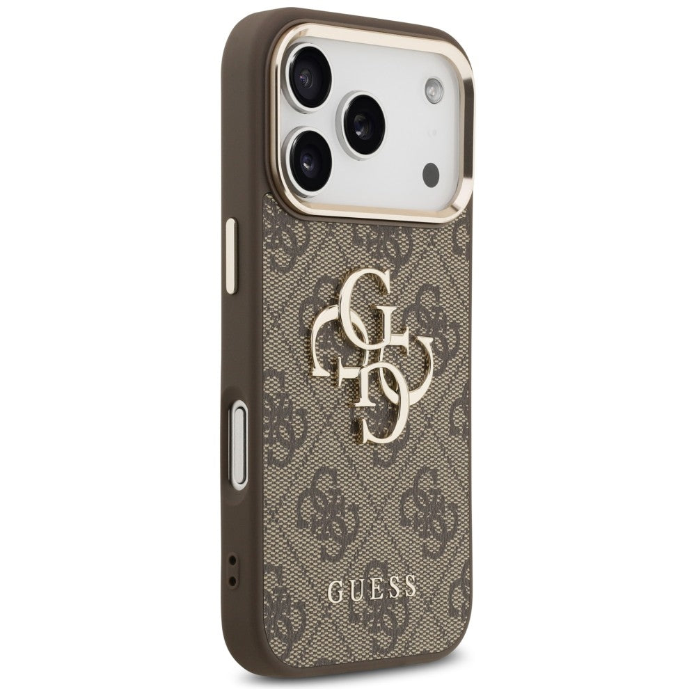 Guess iPhone 17 Pro/iPhone 18 Pro Skal 4G Classic Logo Brun