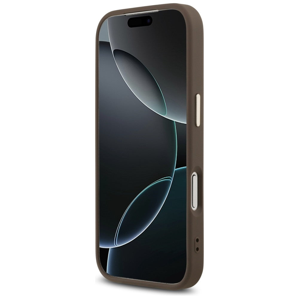 Guess iPhone 17 Pro/iPhone 18 Pro Skal 4G Classic Logo Brun