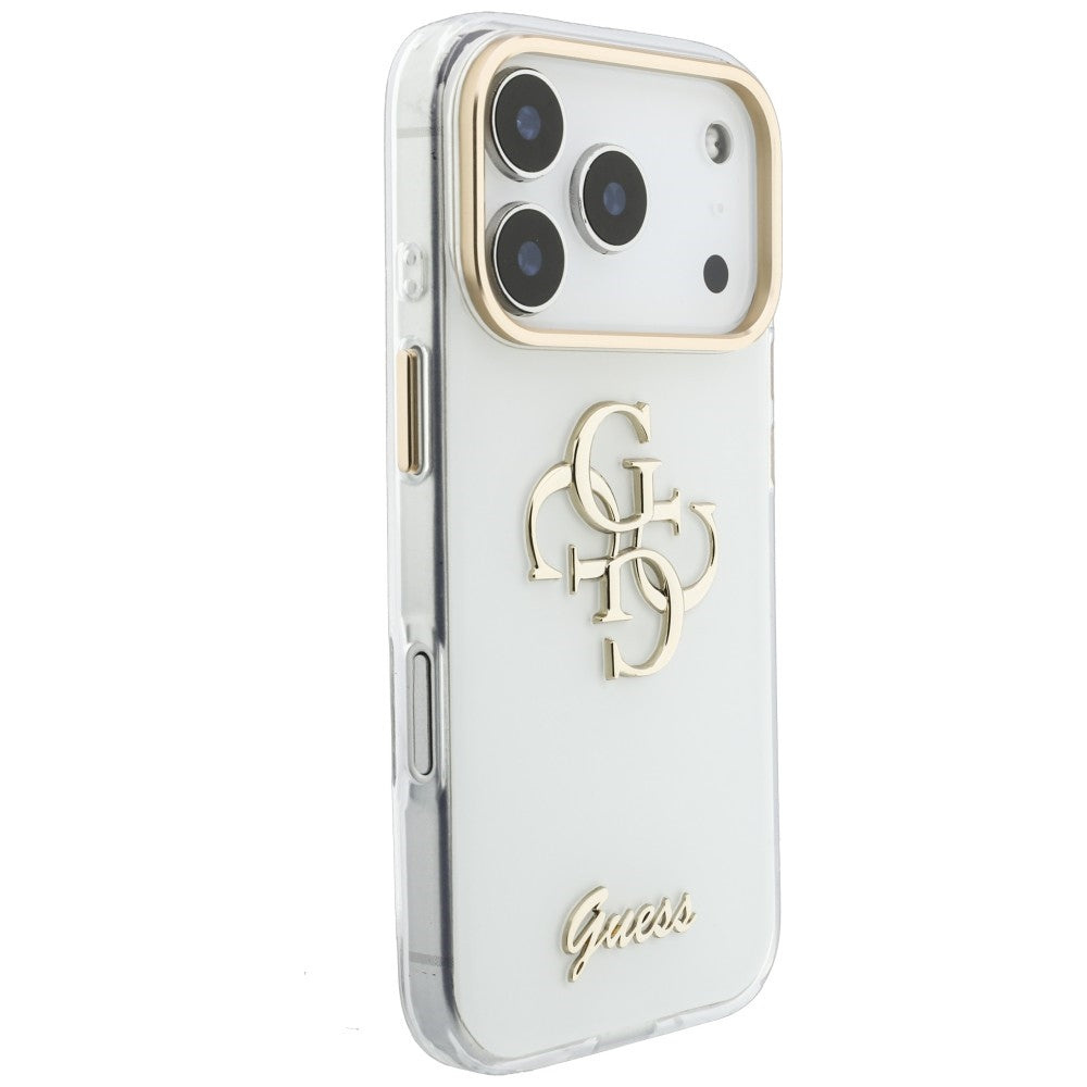 Guess iPhone 17 Pro Max/iPhone 18 Pro Max Skal 4G Script Vit