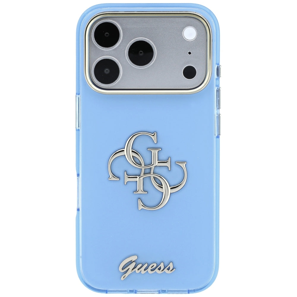 Guess iPhone 17 Pro/iPhone 18 Pro Skal 4G Script Blå