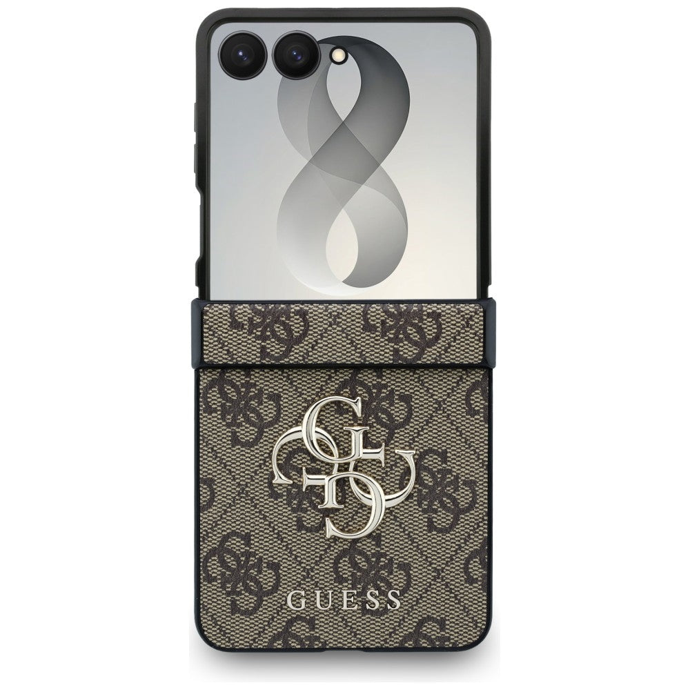 Guess Samsung Galaxy Z Flip 8 Skal 4G Big Logo Brun