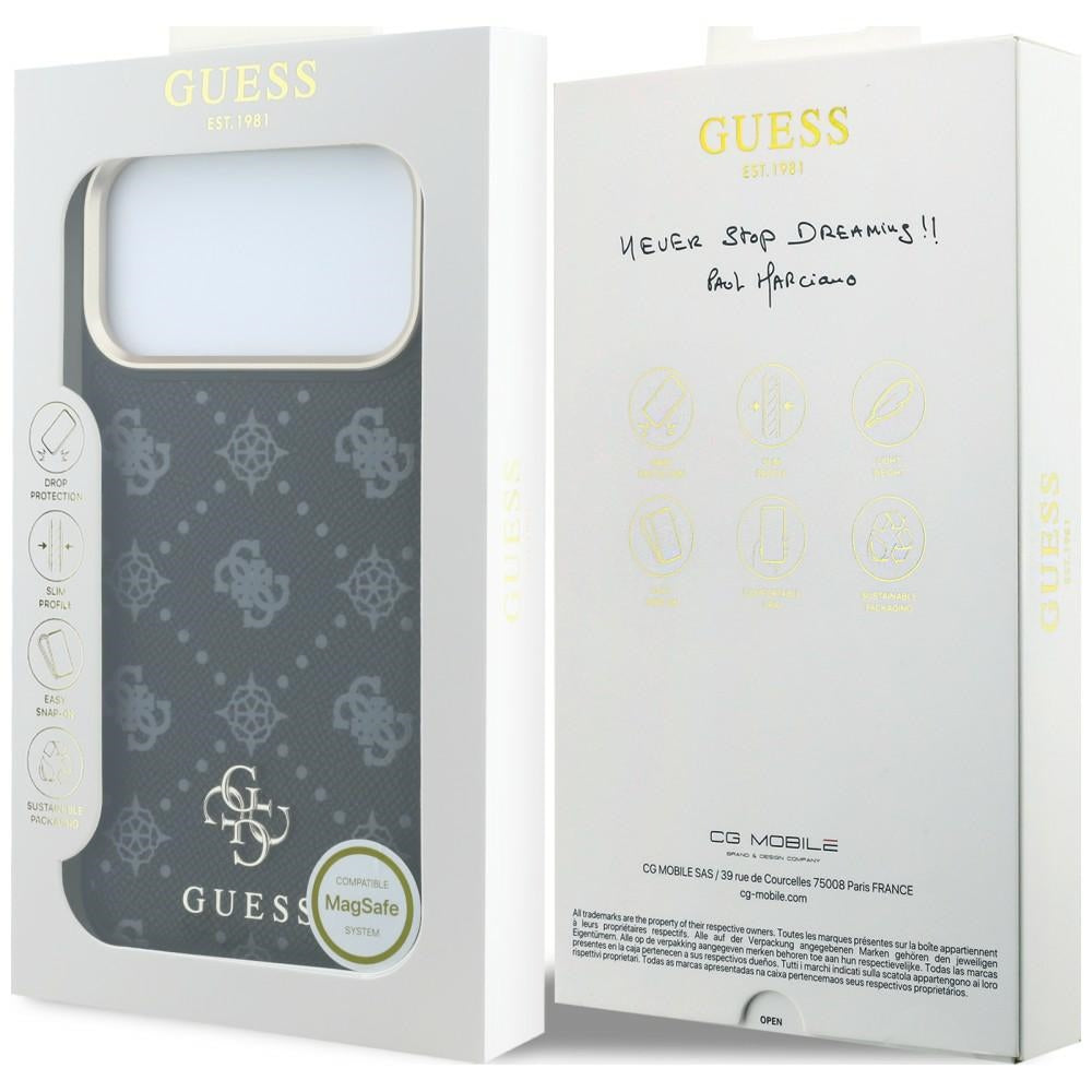 Guess iPhone 17 Pro Max/iPhone 18 Pro Max Skal 4G Peony Svart