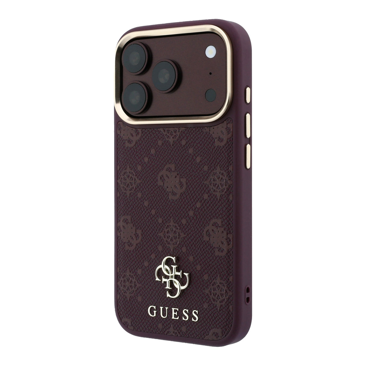 Guess iPhone 17 Pro/iPhone 18 Pro Skal 4G Peony Burgundy