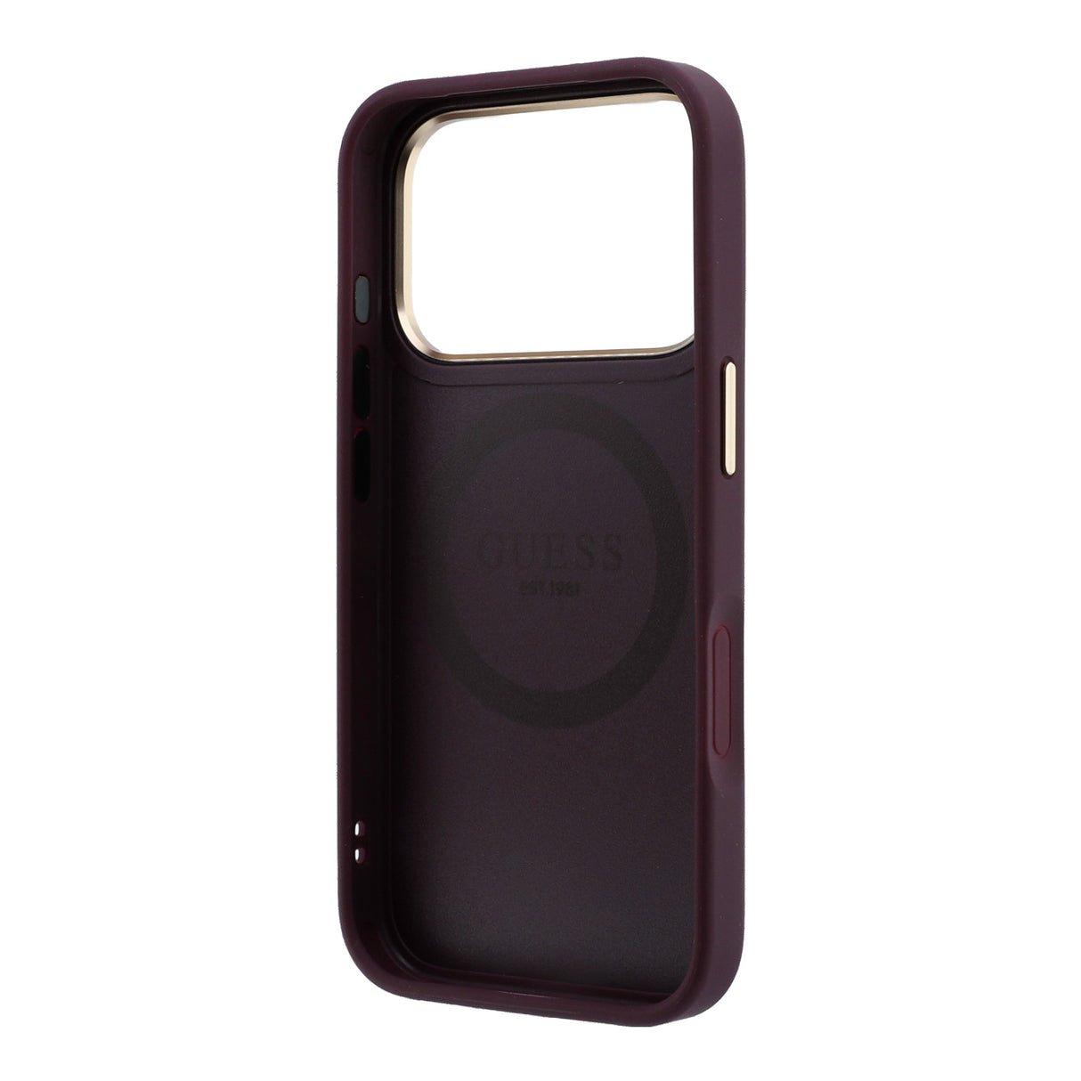 Guess iPhone 17 Pro/iPhone 18 Pro Skal 4G Peony Burgundy