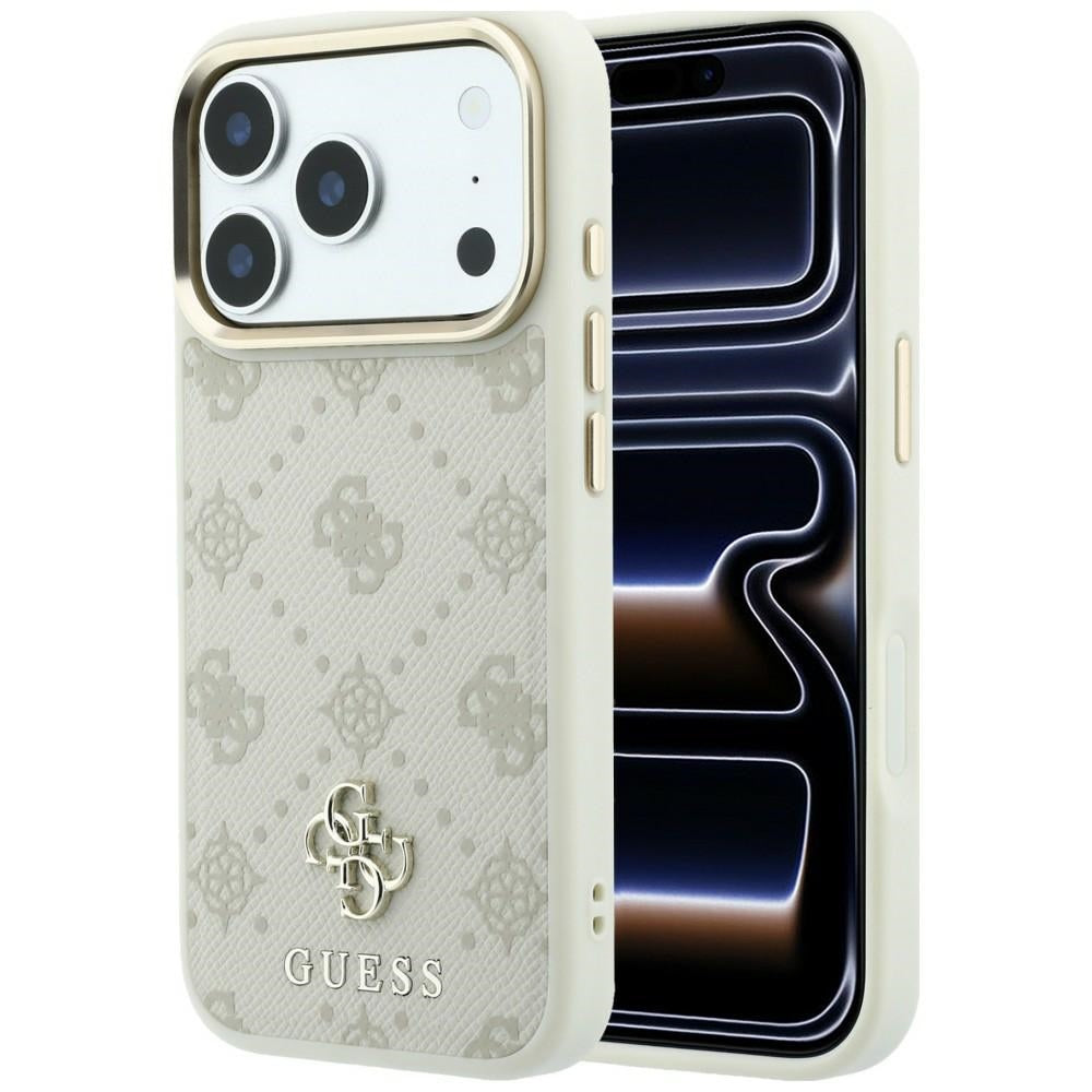 Guess iPhone 17 Pro/iPhone 18 Pro Skal 4G Peony Beige