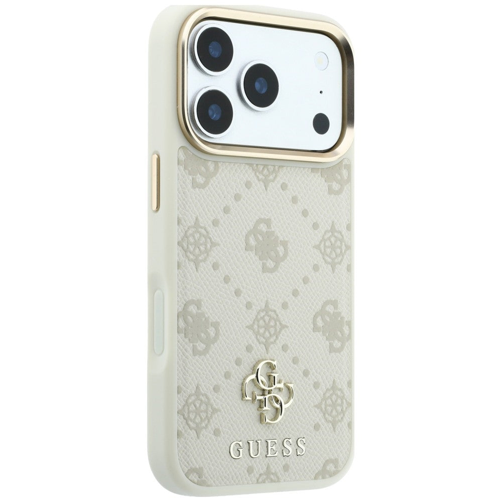 Guess iPhone 17 Pro/iPhone 18 Pro Skal 4G Peony Beige