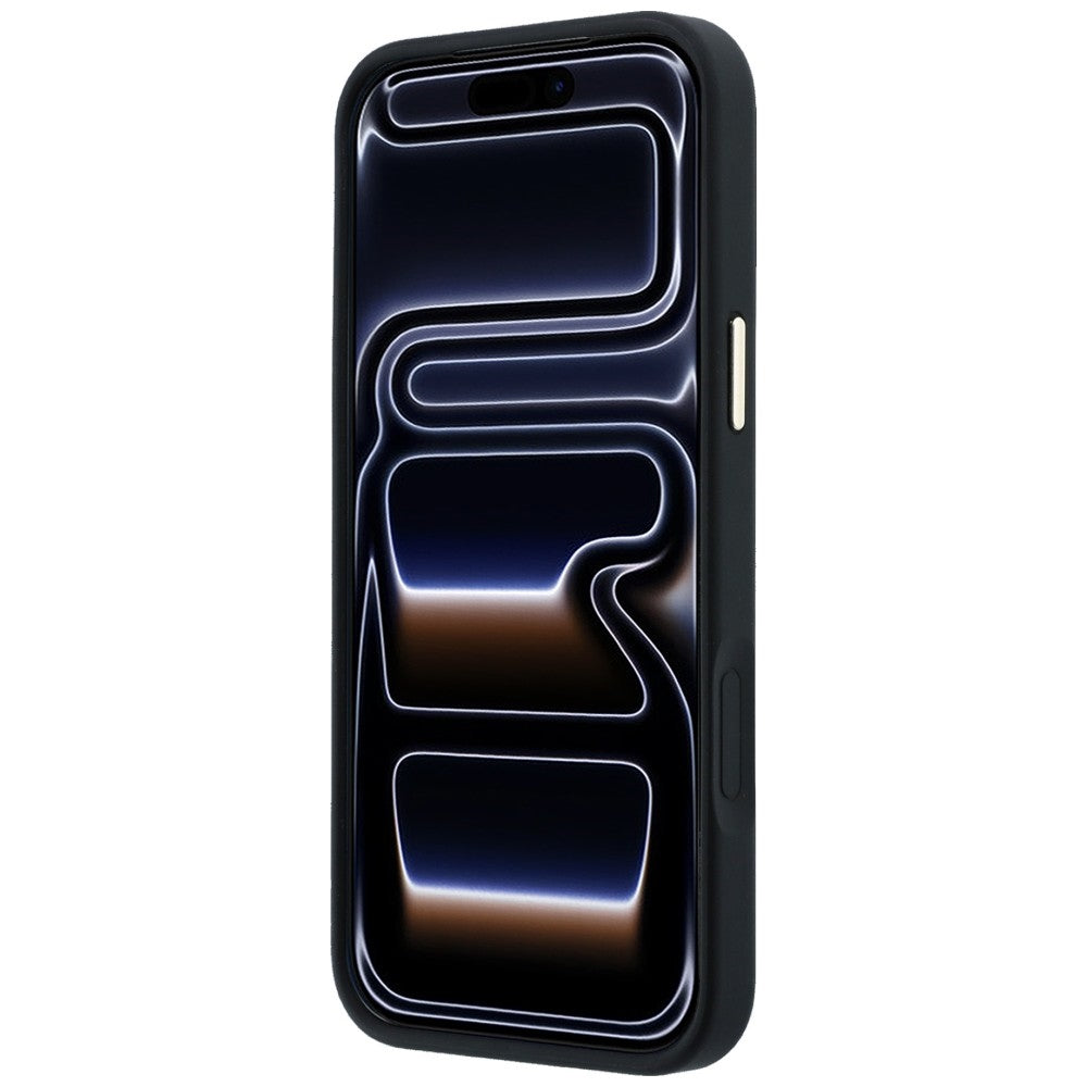 Guess iPhone 17 Pro/iPhone 18 Pro Skal Ring Stand 4G Classic Logo Svart