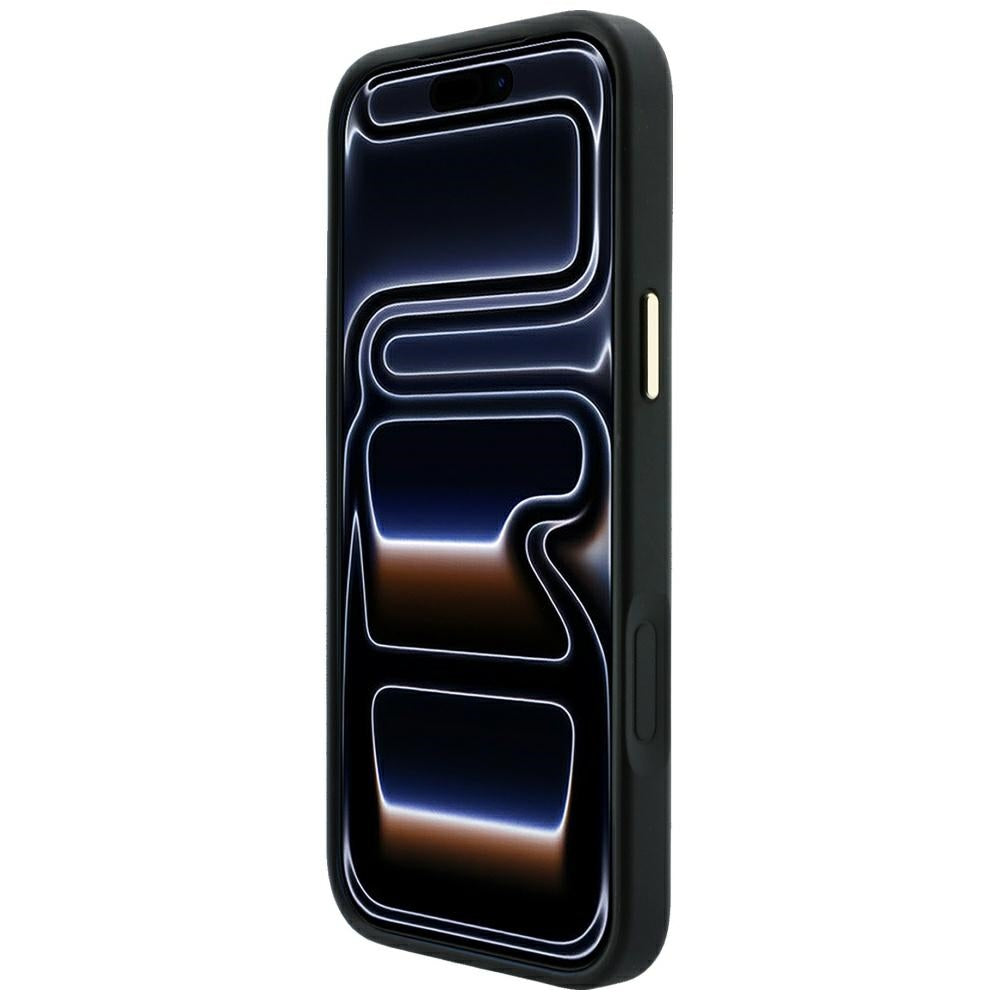 Guess iPhone 17 Pro/iPhone 18 Pro Skal 4G Embossed MagSafe Svart