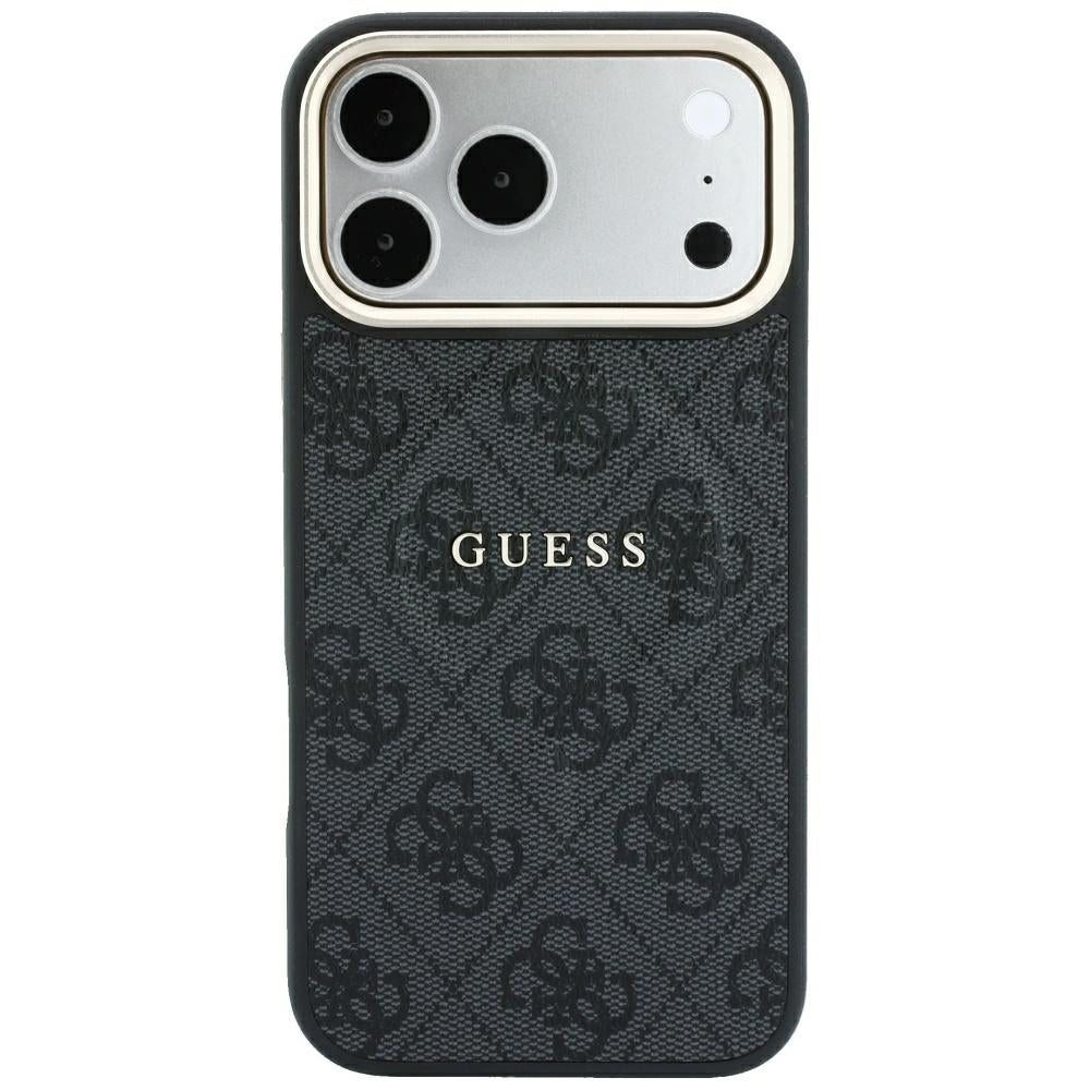 Guess iPhone 17 Pro Max/iPhone 18 Pro Max Skal 4G Embossed MagSafe Svart