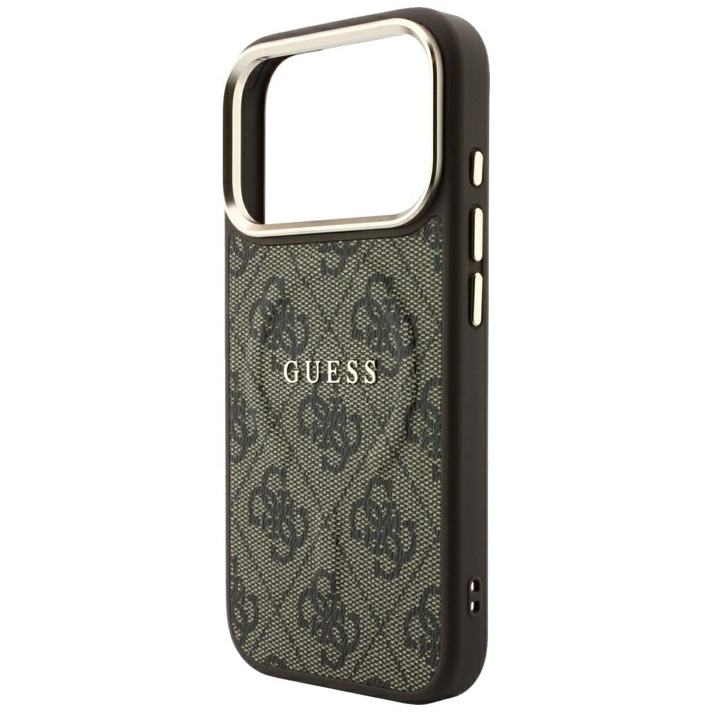 Guess iPhone 17 Pro Max/iPhone 18 Pro Max Skal 4G Embossed MagSafe Brun