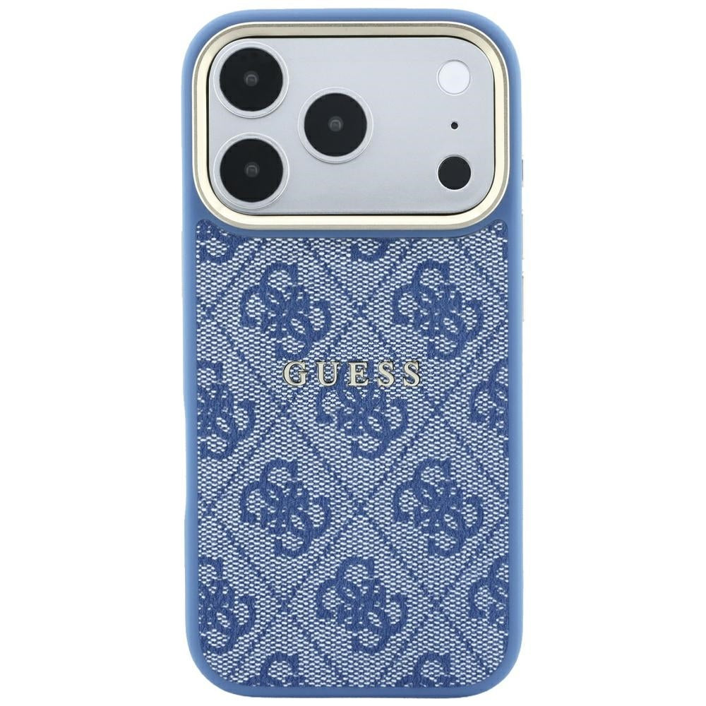 Guess iPhone 17 Pro Max/iPhone 18 Pro Max Skal 4G Embossed MagSafe Blå