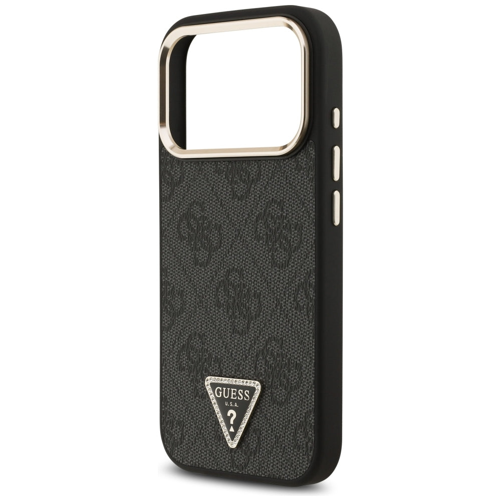 Guess iPhone 17 Pro/iPhone 18 Pro Skal 4G Triangle MagSafe Svart