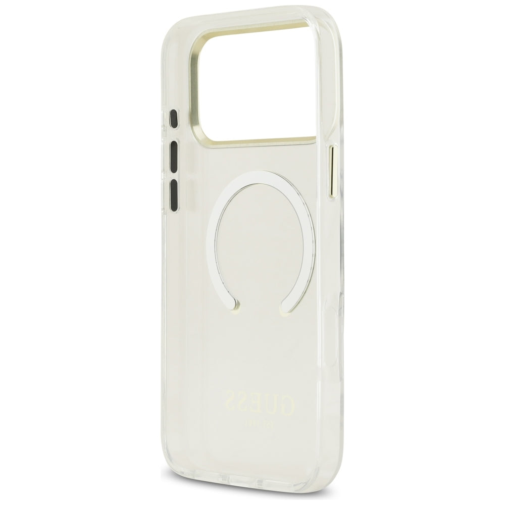Guess iPhone 17 Pro Max/iPhone 18 Pro Max Skal Metal Outline Guld