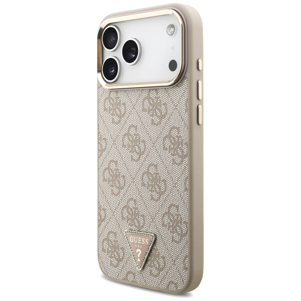 Guess iPhone 17 Pro Max/iPhone 18 Pro Max Skal 4G Triangle MagSafe Rosa