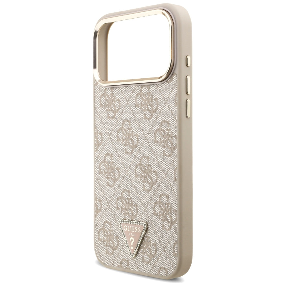 Guess iPhone 17 Pro Max/iPhone 18 Pro Max Skal 4G Triangle MagSafe Rosa