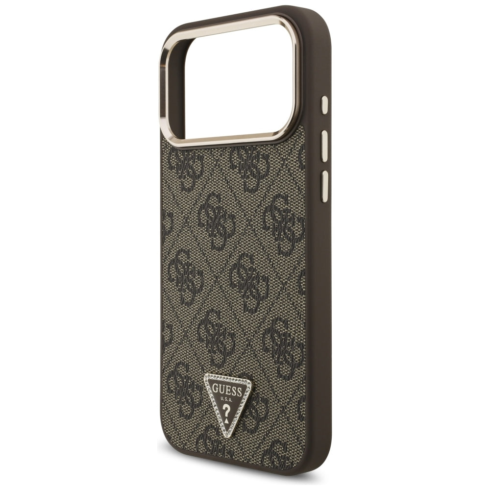 Guess iPhone 17 Pro Max/iPhone 18 Pro Max Skal 4G Triangle MagSafe Brun